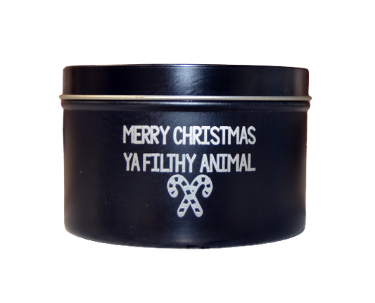 Merry Christmas Ya Filthy Animal - Soy Candle - farmedandfashioned