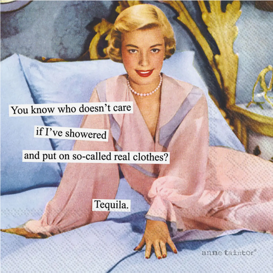 Tequila Doesn't Care Funny Retro Cocktail Napkins Anne Taintor